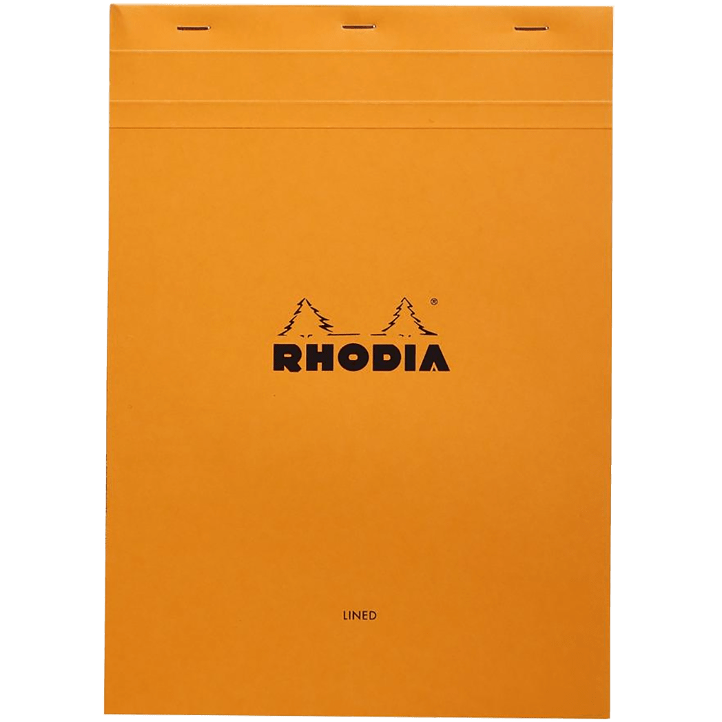 Rhodia Ruled A4 ORG 8-1/4 X 11-3/4 Notepads - Pen Boutique Ltd
