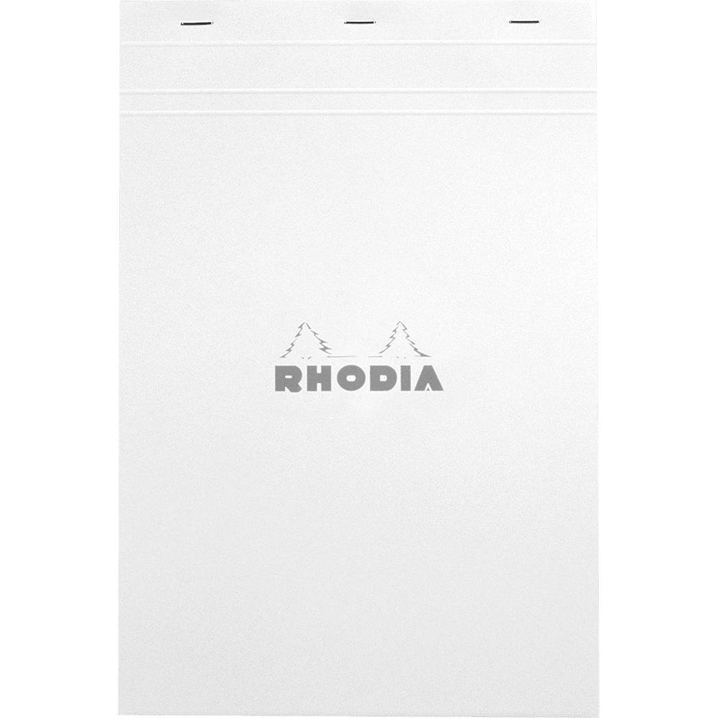 Rhodia Ice Staplebound Notepad - Lined 8-1/4" X 11-3/4" - Pen Boutique Ltd