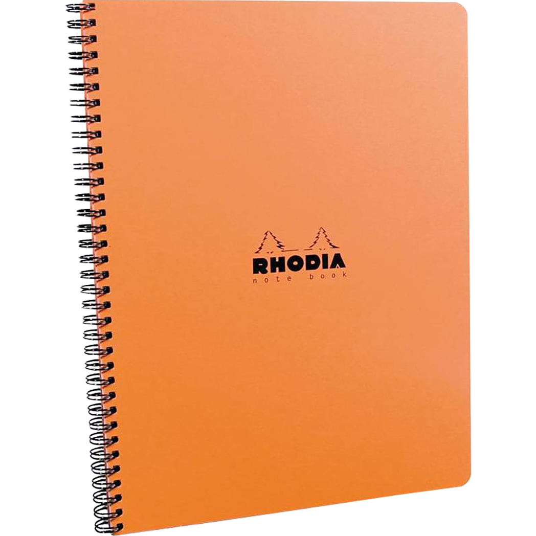 Rhodia Notebook Lined With Margin Orange - Pen Boutique Ltd