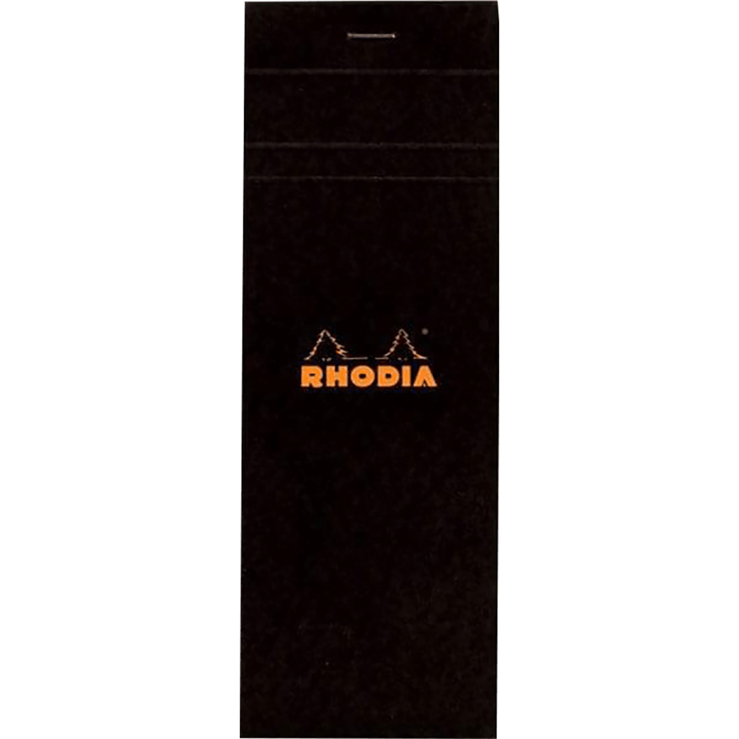 Rhodia N° 08 Pad - Black - Lined - Pen Boutique Ltd