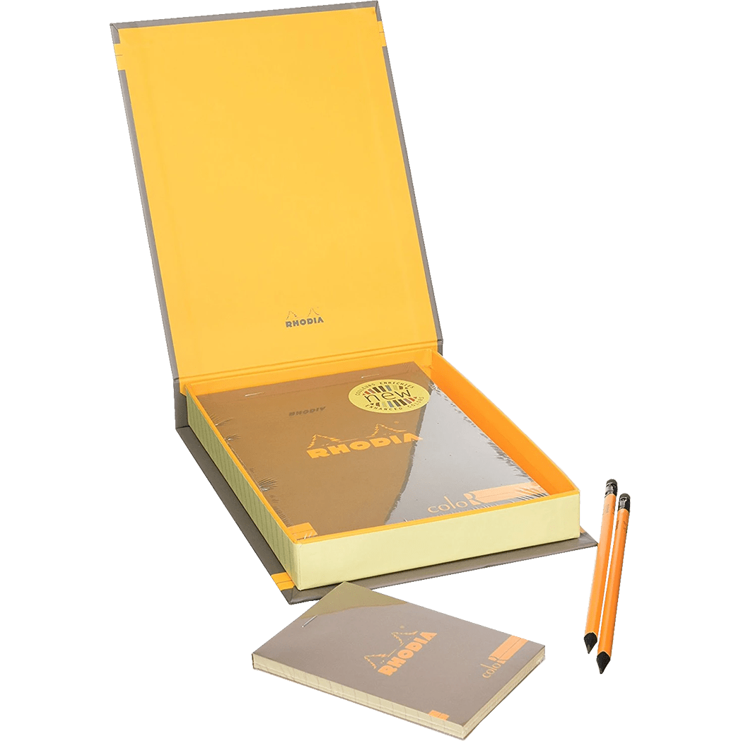 Rhodia ColoR Premium Treasure Boxes - Taupe - Pen Boutique Ltd