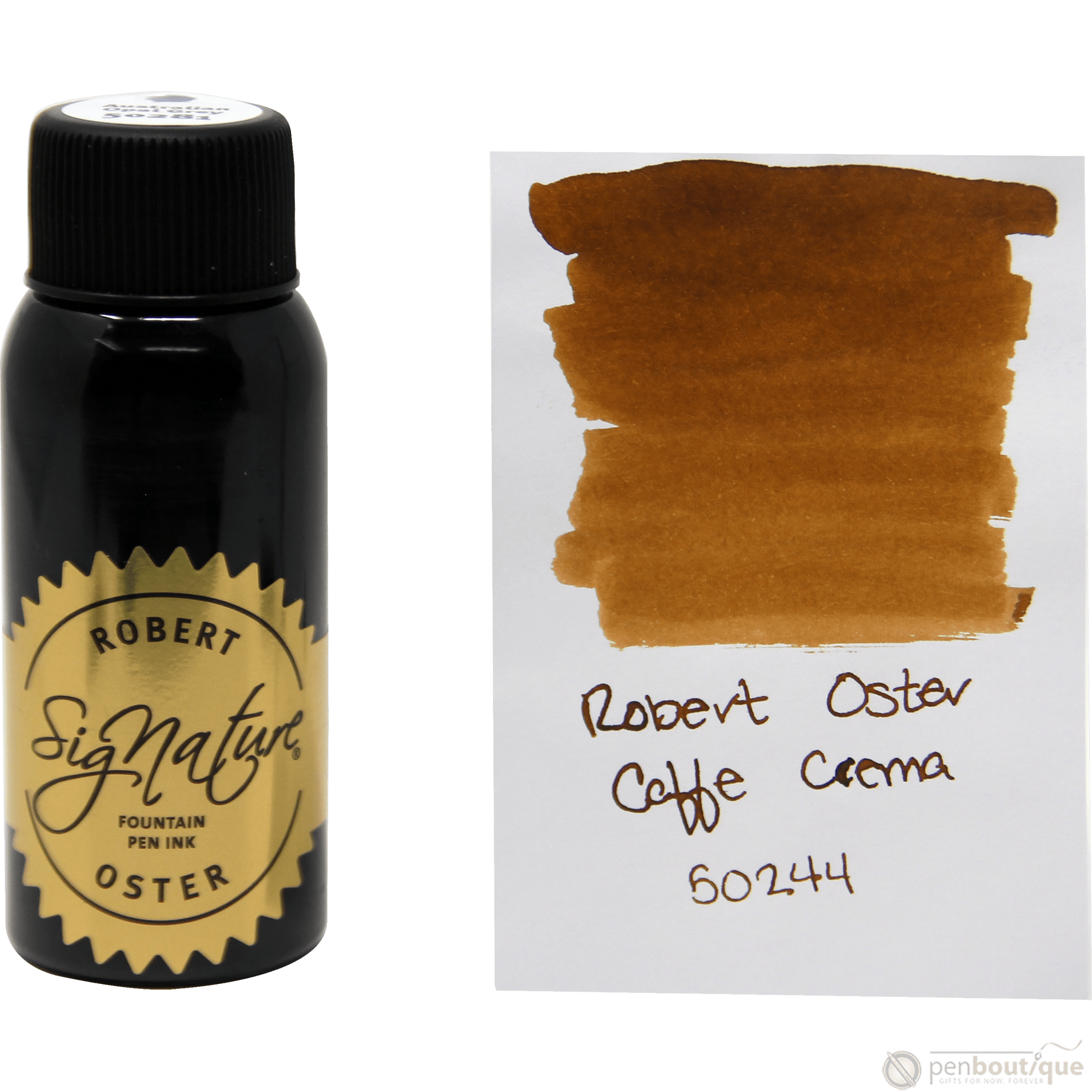 Robert Oster Signature Ink Bottle - Caffè Crema - 50ml - Pen Boutique Ltd