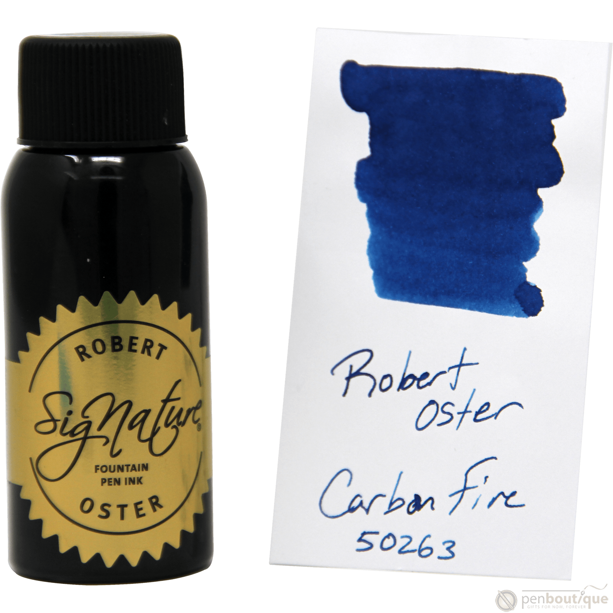 Robert Oster Signature Ink Bottle - Carbon Fire - 50ml - Pen Boutique Ltd