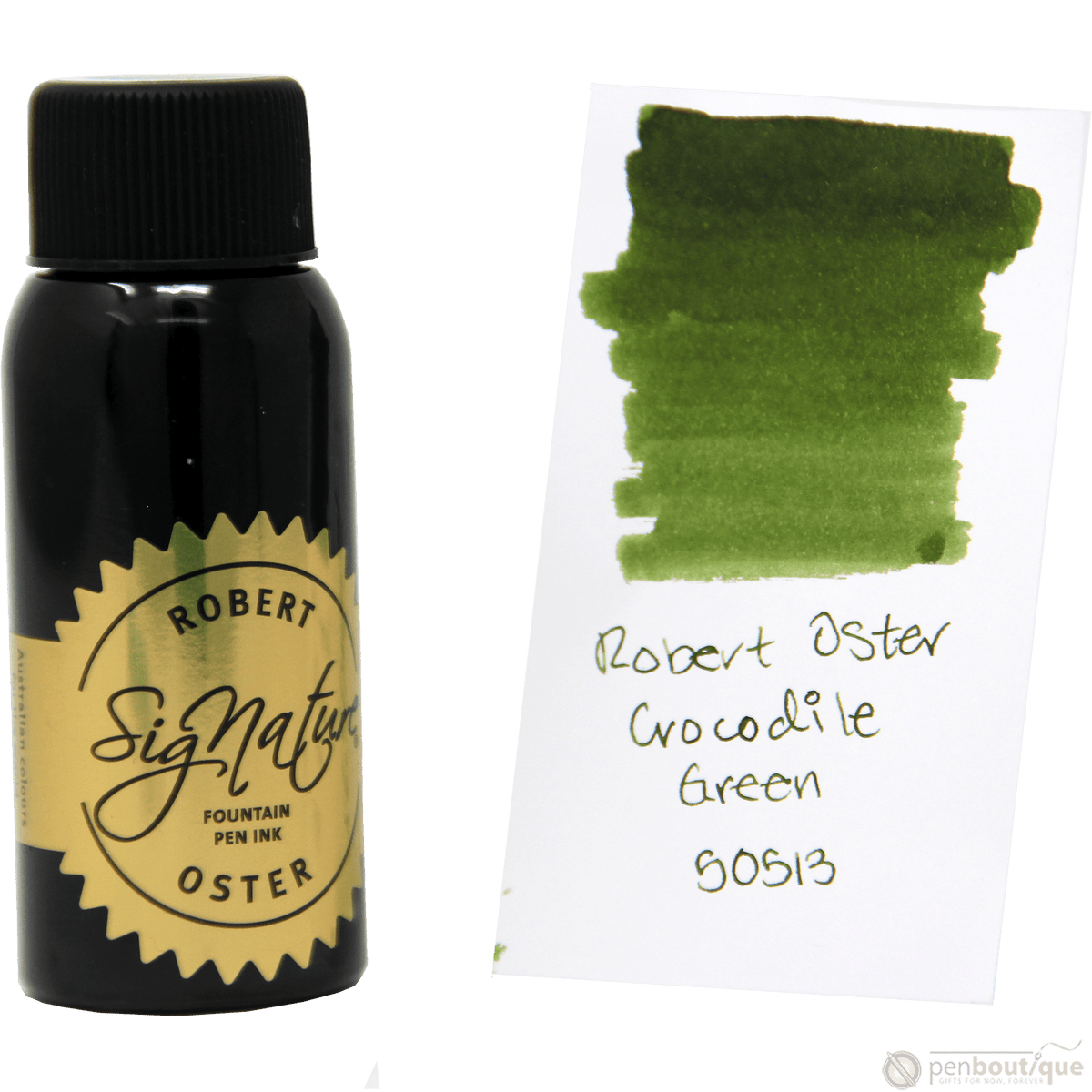 Robert Oster Signature Ink Bottle - Crocodile Green - 50ml - Pen Boutique Ltd