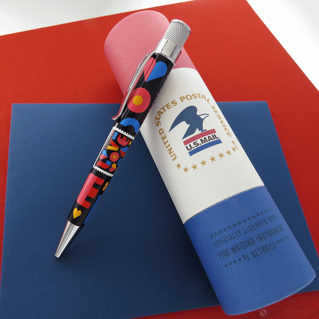 Retro 51 Tornado Rollerball Pen - USPS 2021 Love Stamp - Pen Boutique Ltd