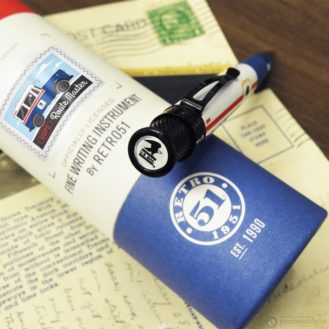 On Sale: Retro 51 Tornado Rollerball Pen - USPS Route Master - Pen Boutique Ltd