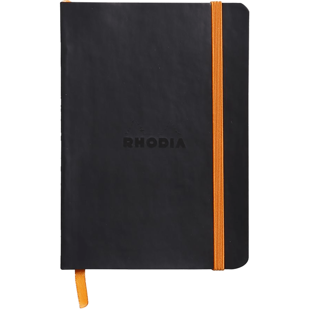 Rhodia Rhodiarama Lined Black A6 Notebooks - Pen Boutique Ltd