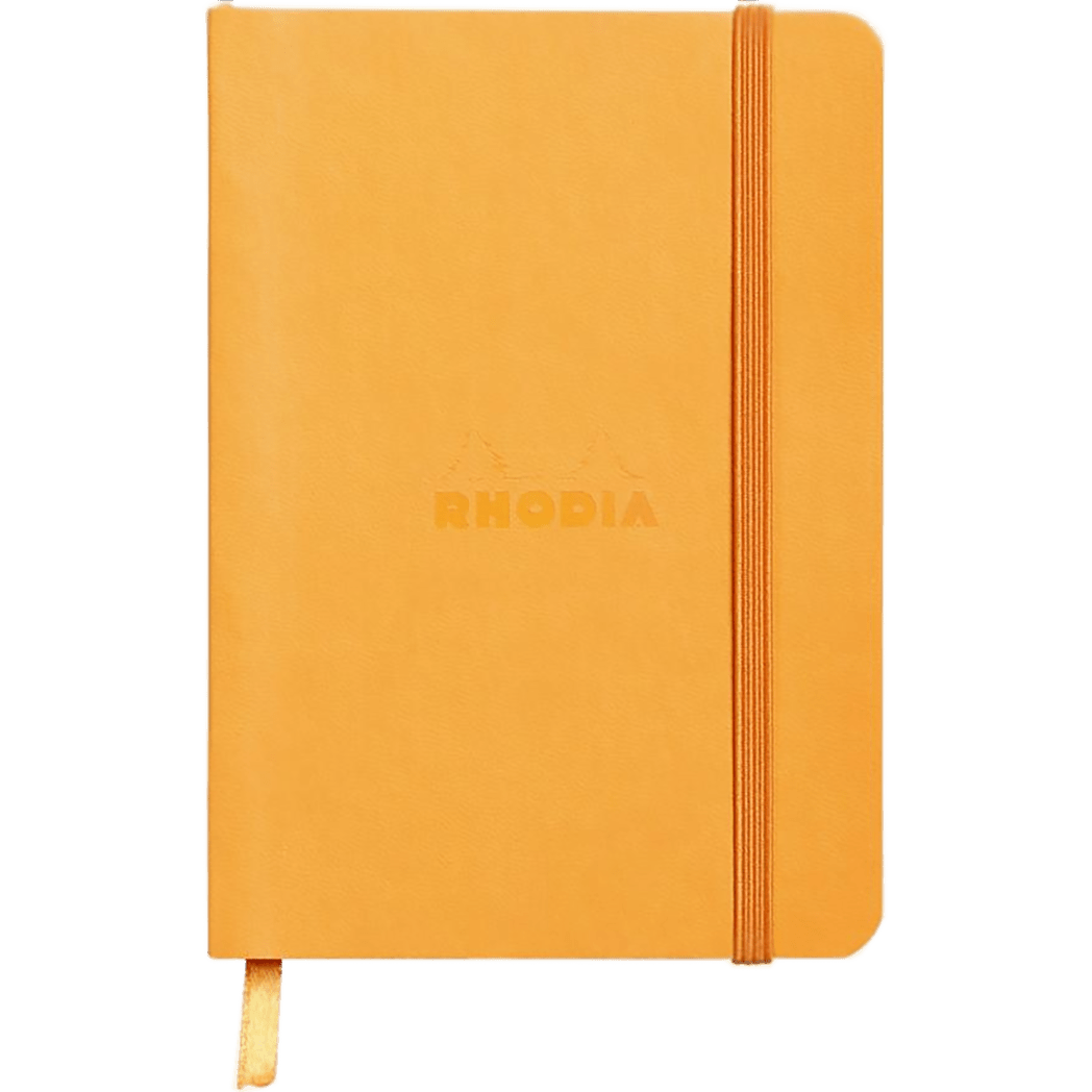Rhodia Rhodiarama Lined Orange A6 Notebooks - Pen Boutique Ltd
