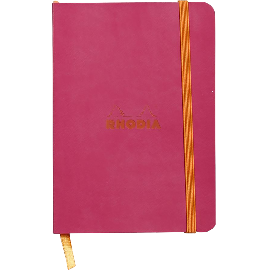Rhodia Rhodiarama Lined Raspberry A6 Notebooks-Pen Boutique Ltd