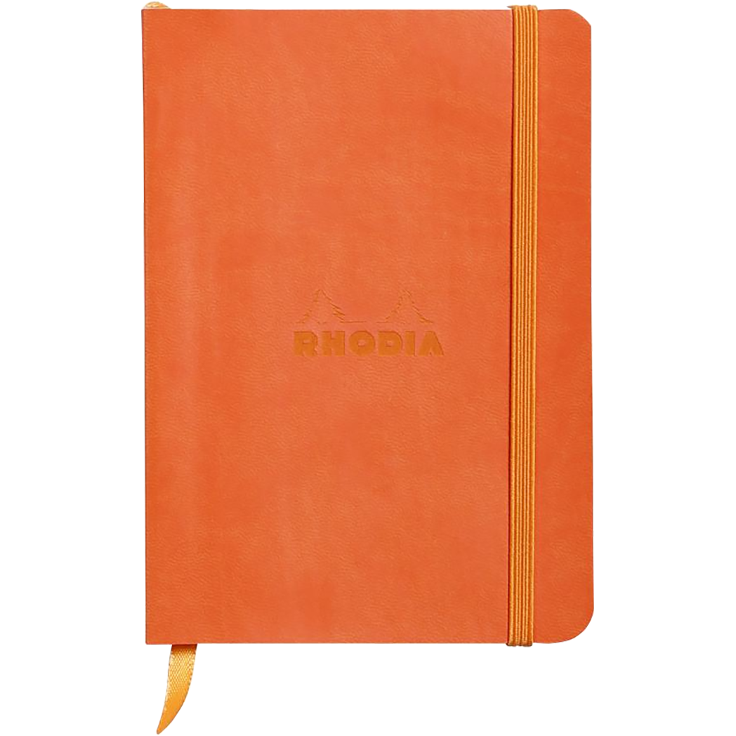 Rhodia Rhodiarama Lined Tangerine A6 Notebooks - Pen Boutique Ltd