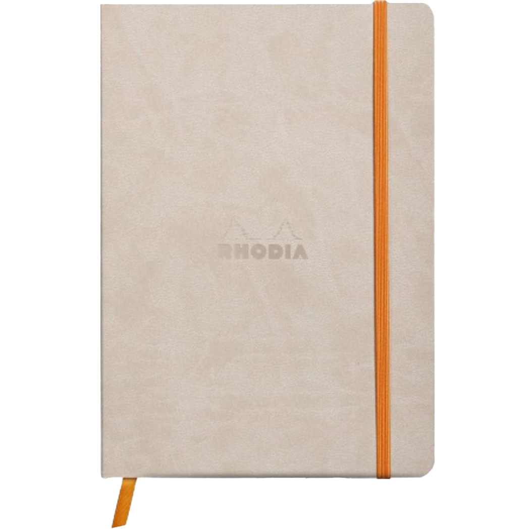 Rhodia Rhodiarama Notebook - Beige - Dot Grid - A5 - Pen Boutique Ltd