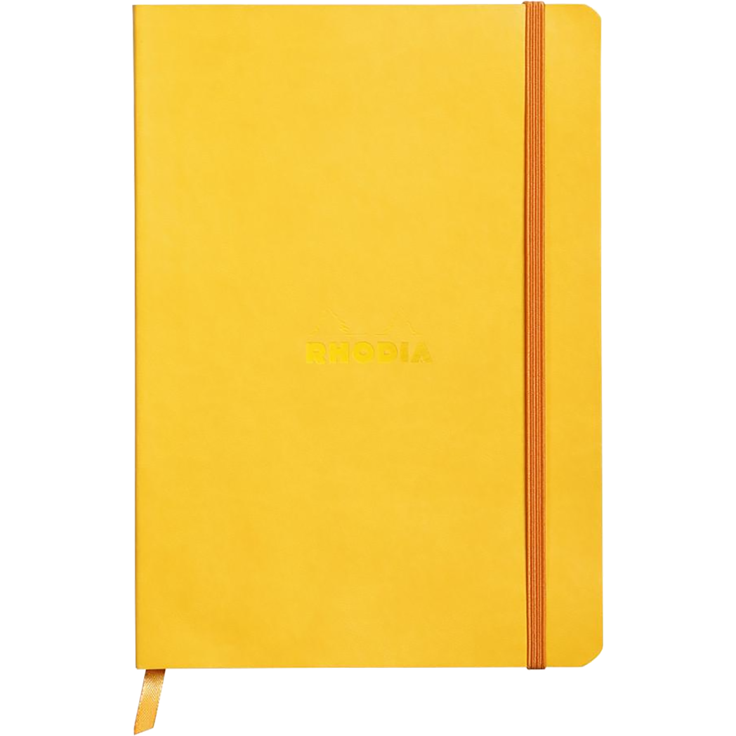 Rhodia Rhodiarama Notebook - Yellow - Dot Grid - A5-Pen Boutique Ltd