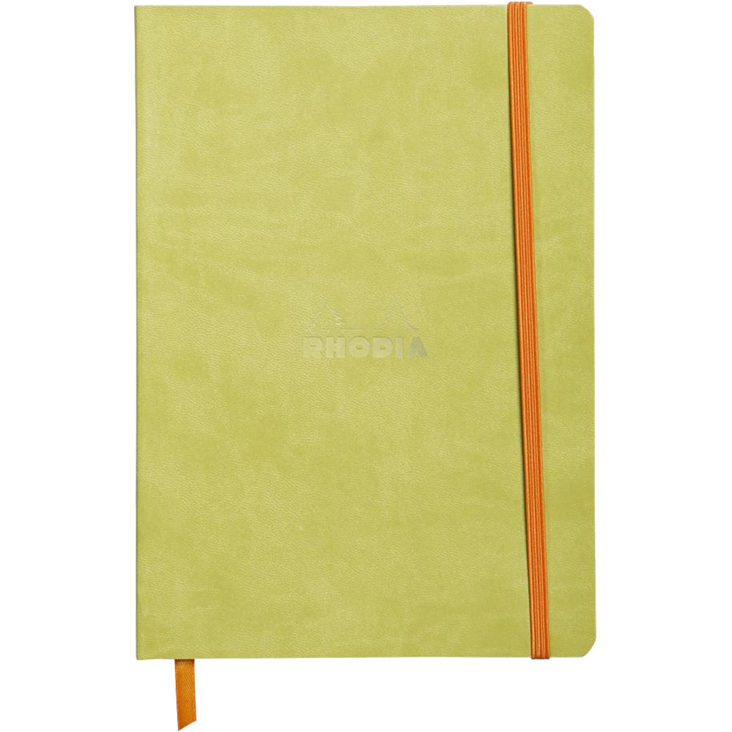 Rhodia Rhodiarama Notebook Anise Dot Grid A5 size - 6x8.25" - Pen Boutique Ltd