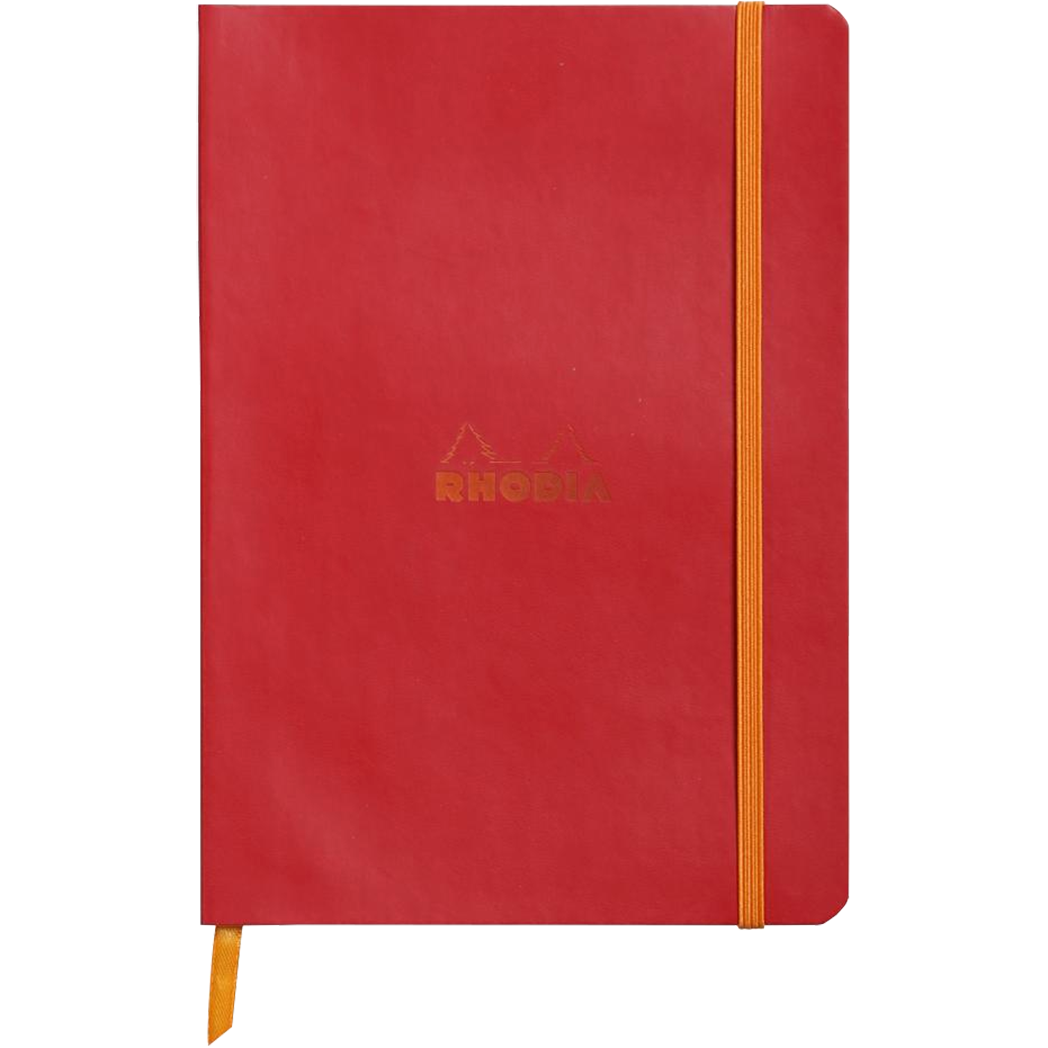 Rhodia Rhodiarama Notebook Poppy Lined A5 size - 6"x8.25" - Pen Boutique Ltd