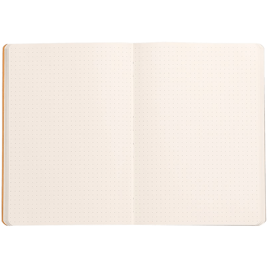 Rhodia Rhodiarama Notebook Silver Dot Grid A5 size - 6x8.25" - Pen Boutique Ltd