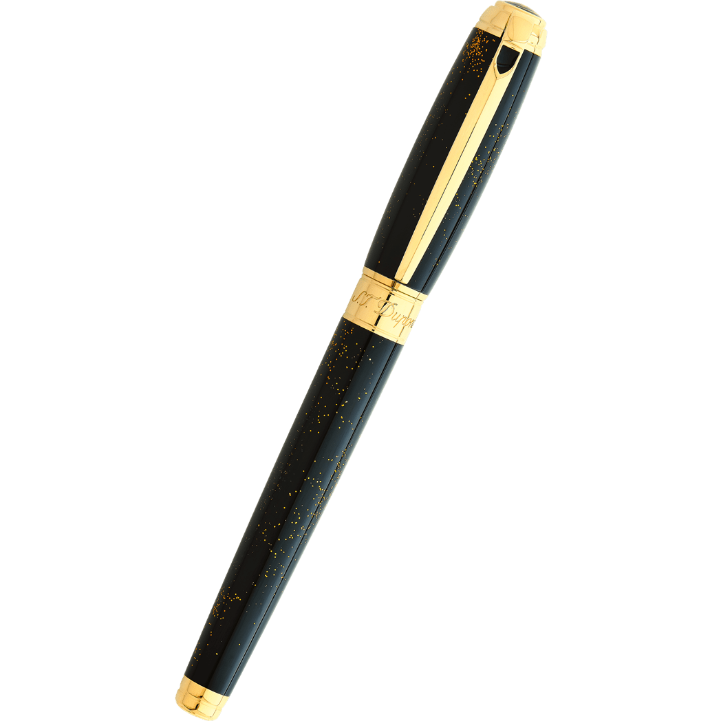S T Dupont Line D Fountain Pen - Gold Dust - Large (US Exclusive Edition) - Pen Boutique Ltd