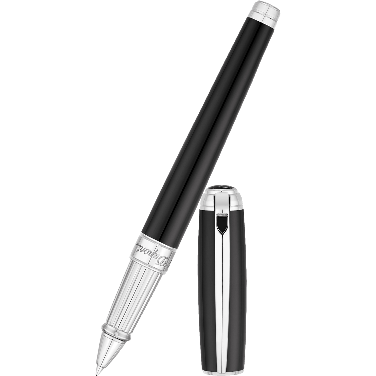 S T Dupont Line D Rollerball Pen - Black - Pen Boutique Ltd