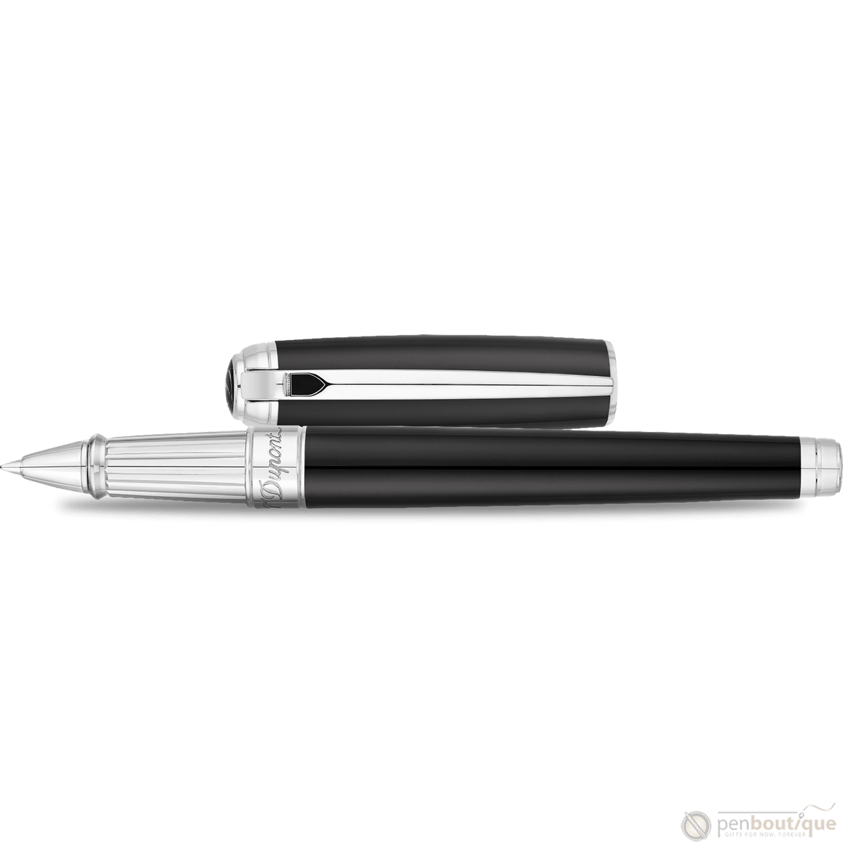 S T Dupont Line D Rollerball Pen - Black - Pen Boutique Ltd