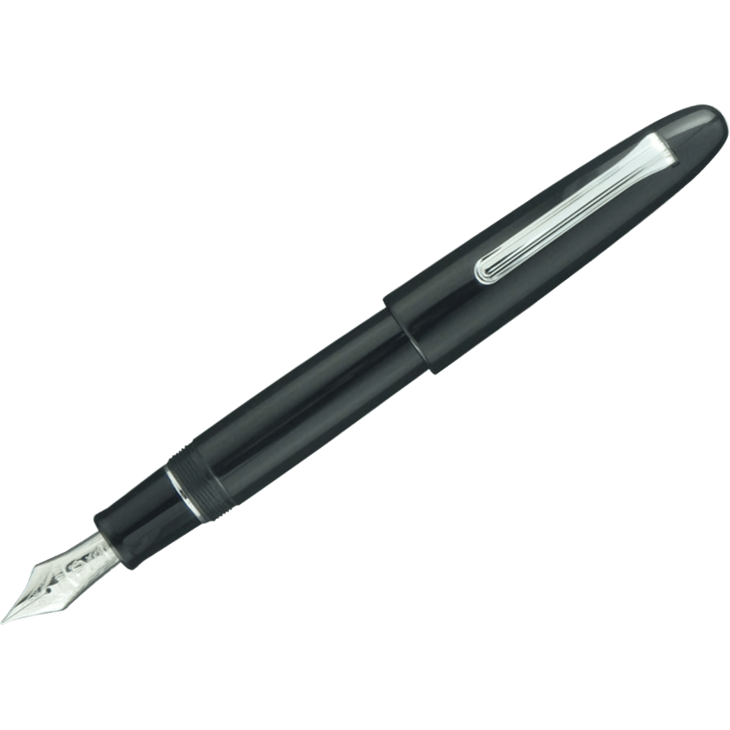 Sailor 1911 Fountain Pen - King of Pens - Ebonite - Silver Trim (Bespoke Dealer Exclusive) - Pen Boutique Ltd