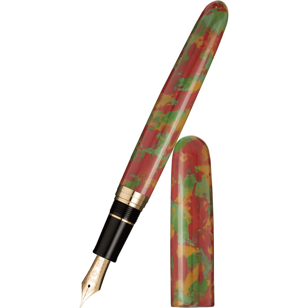 Sailor 1911 Rei Urushi - Nuri Fountain Pen - Aomori Ryuumon - Nuri - Medium (Bespoke Dealer Exclusive) - Pen Boutique Ltd