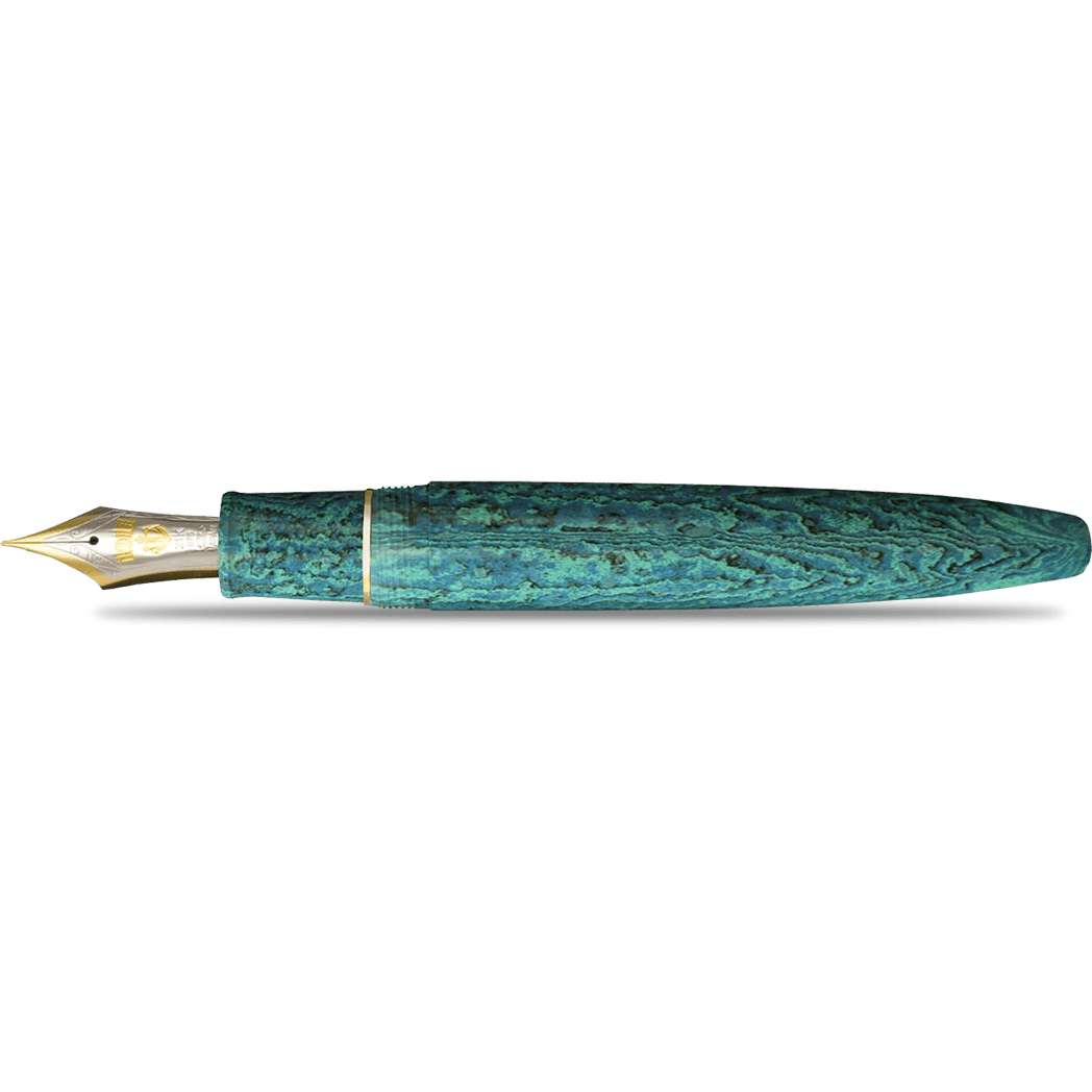 Sailor Fountain Pen - Naginata Togi - Green Echo ( RYOKKYO ) - Gold Trim - Bespoke Dealer Exclusive - Pen Boutique Ltd