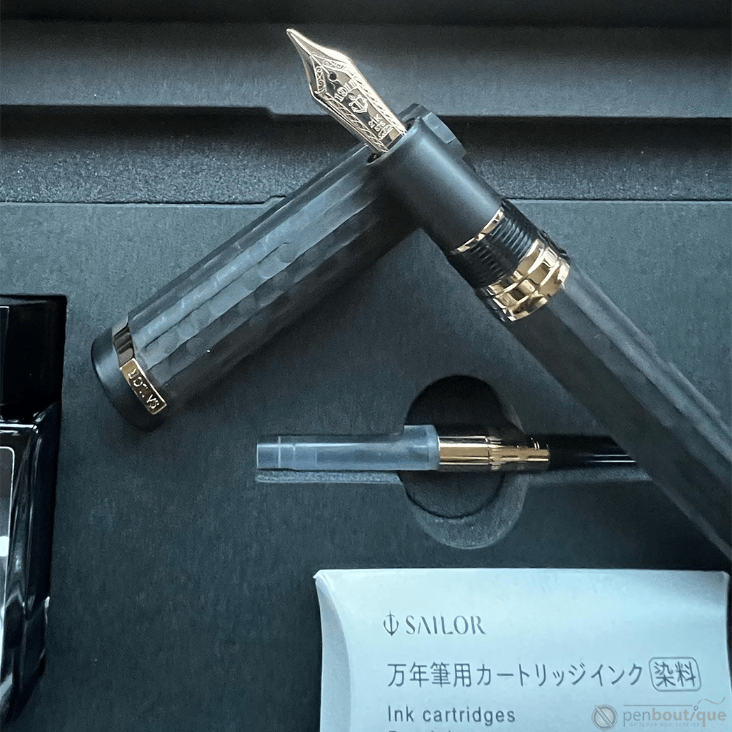 Sailor Ebonite Sculpture Fountain Pen - Yakoh (Night Light) - Pen Boutique Ltd