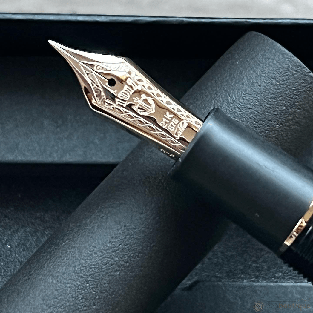 Sailor Ebonite Sculpture Fountain Pen - Yogazsumi (Night Haze) - Pen Boutique Ltd