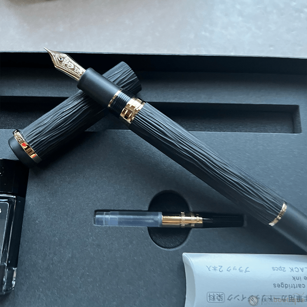 Sailor Ebonite Sculpture Fountain Pen - Yokaze (Night Breeze) - Pen Boutique Ltd