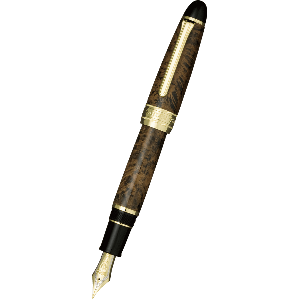 Sailor Fountain Pen - King of Pens - Brown Brier Wood (Bespoke Dealer Exclusive) - Pen Boutique Ltd