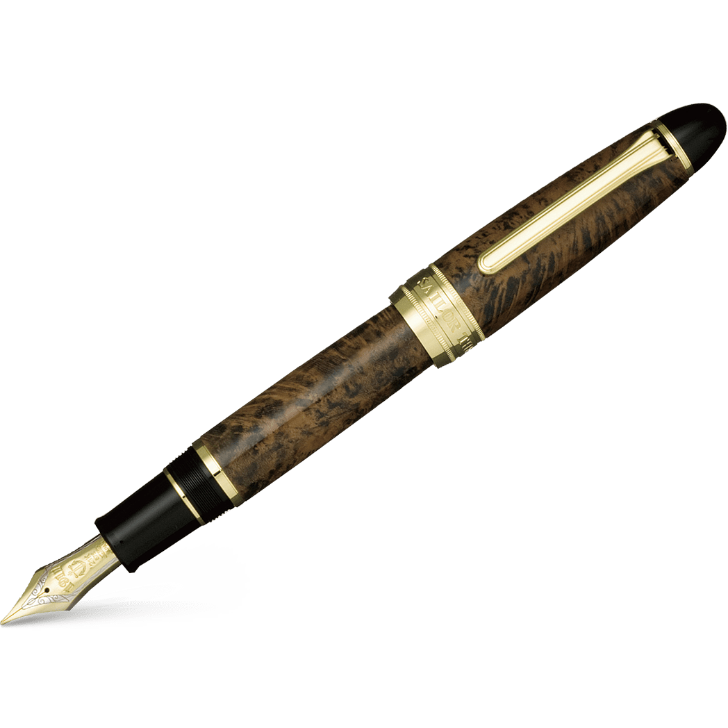 Sailor Fountain Pen - King of Pens - Brown Brier Wood (Bespoke Dealer Exclusive) - Pen Boutique Ltd
