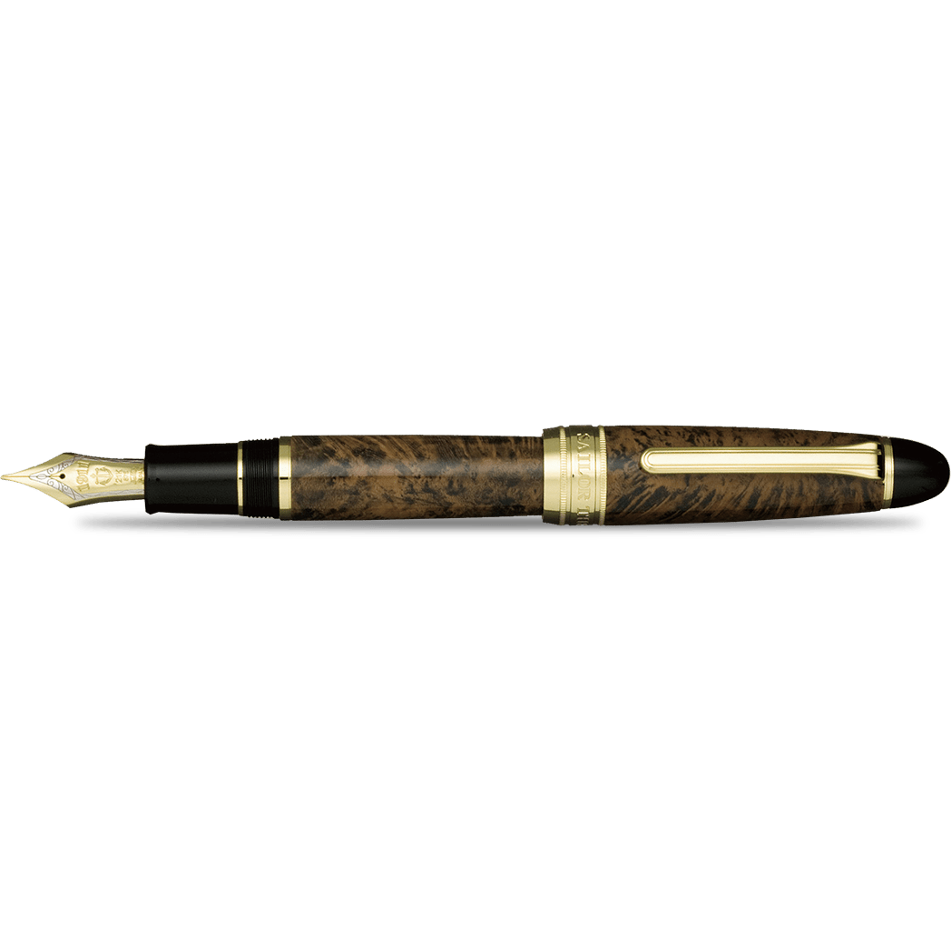 Sailor Fountain Pen - King of Pens - Brown Brier Wood (Bespoke Dealer Exclusive) - Pen Boutique Ltd