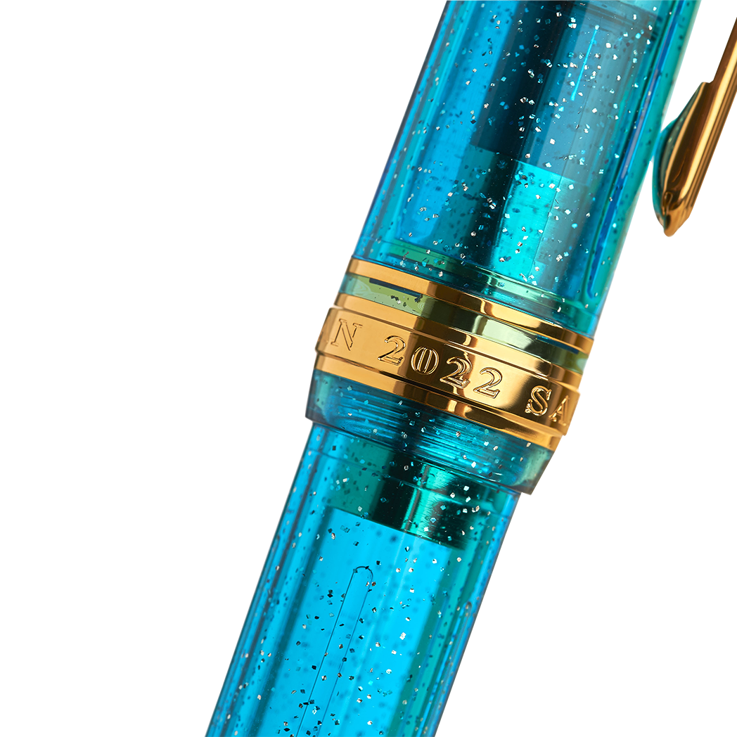 Sailor Professional Gear Fountain Pen - Pen of the Year 2022 - Soda Pop Blue - Standard ( LIMITED EDITION)) - Pen Boutique Ltd