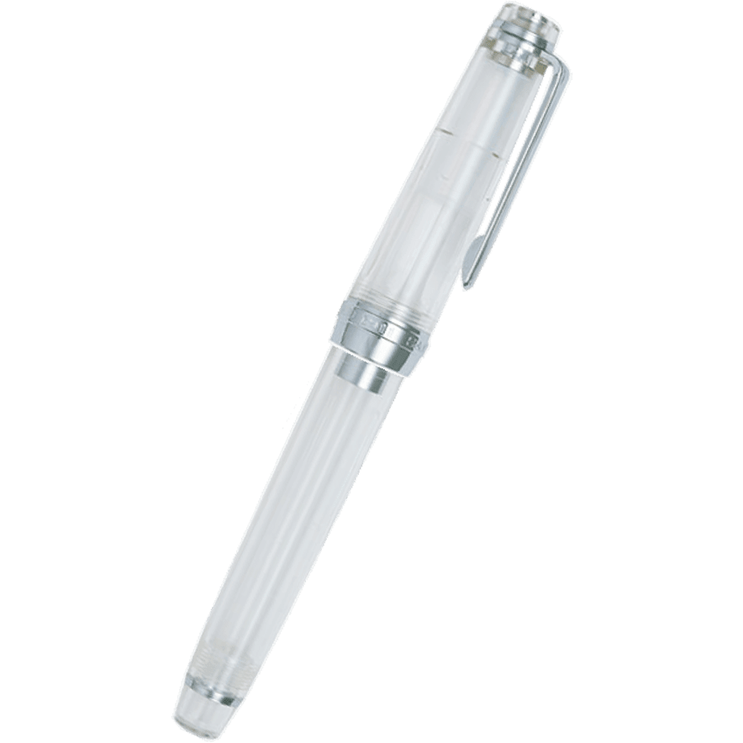 Sailor Professional Gear Fountain Pen - Transparent - Silver Trim - Slim - Pen Boutique Ltd