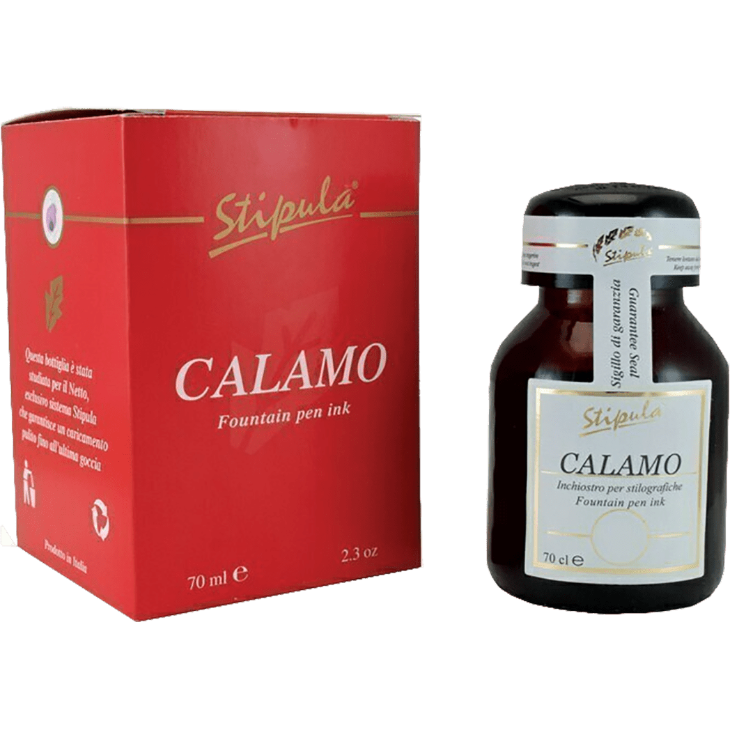 Stipula Calamo Ink Bottle - Dark Red - 70cc - Pen Boutique Ltd
