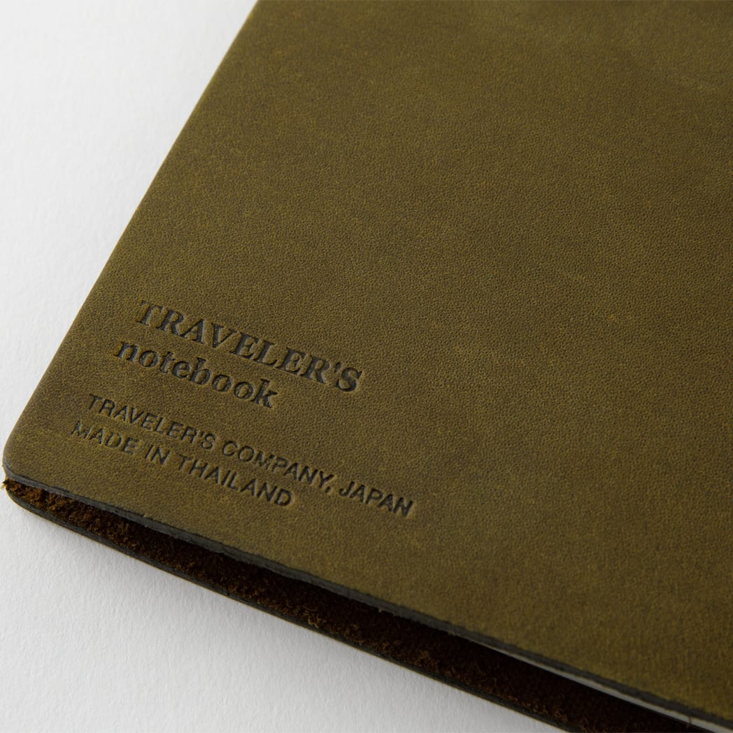 Traveler's Notebook - Olive - Regular Size - Pen Boutique Ltd