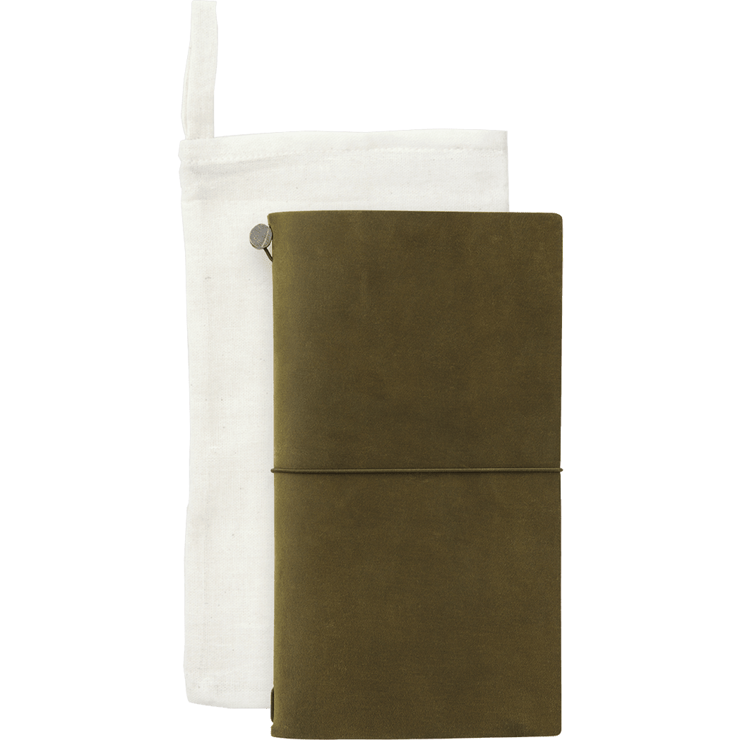 Traveler's Notebook - Olive - Regular Size - Pen Boutique Ltd