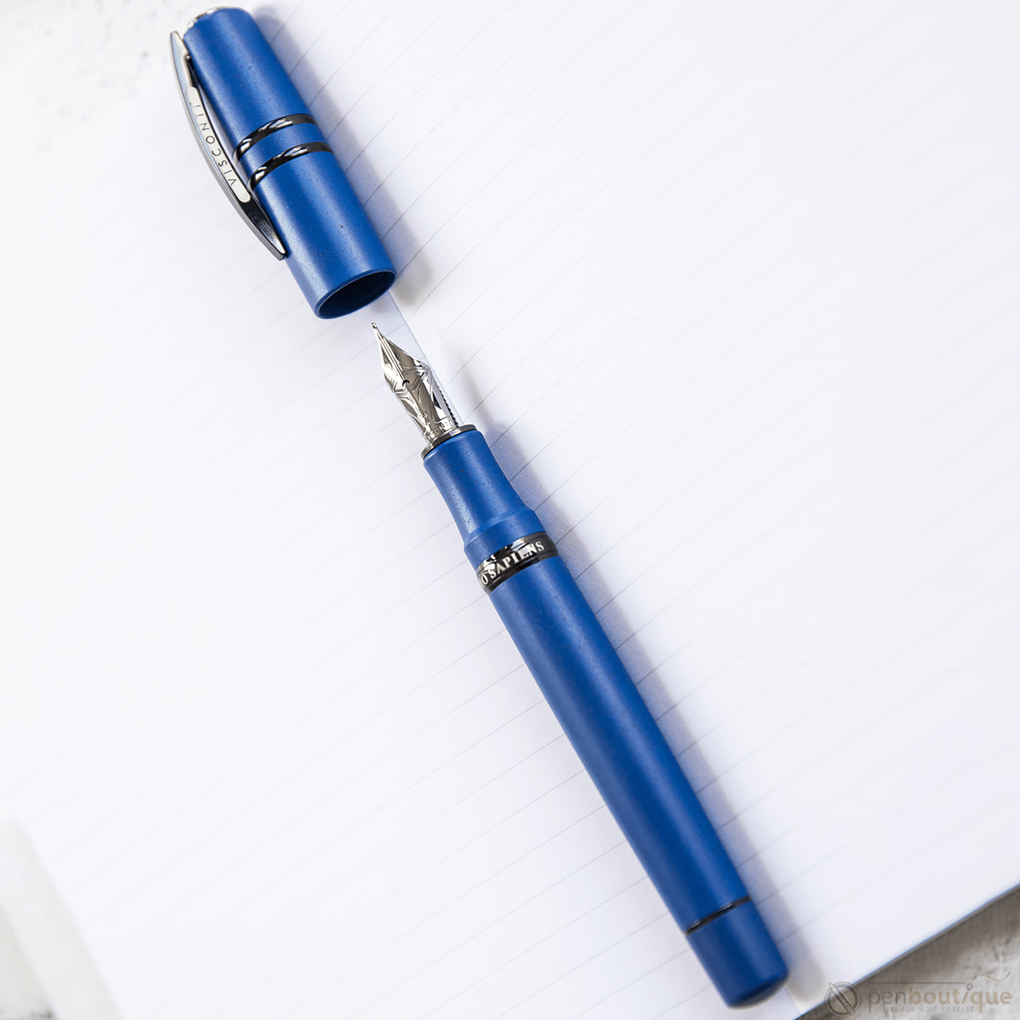 Visconti Homo Sapiens Fountain Pen - Ultramarine Blue - Oversize - Pen Boutique Ltd