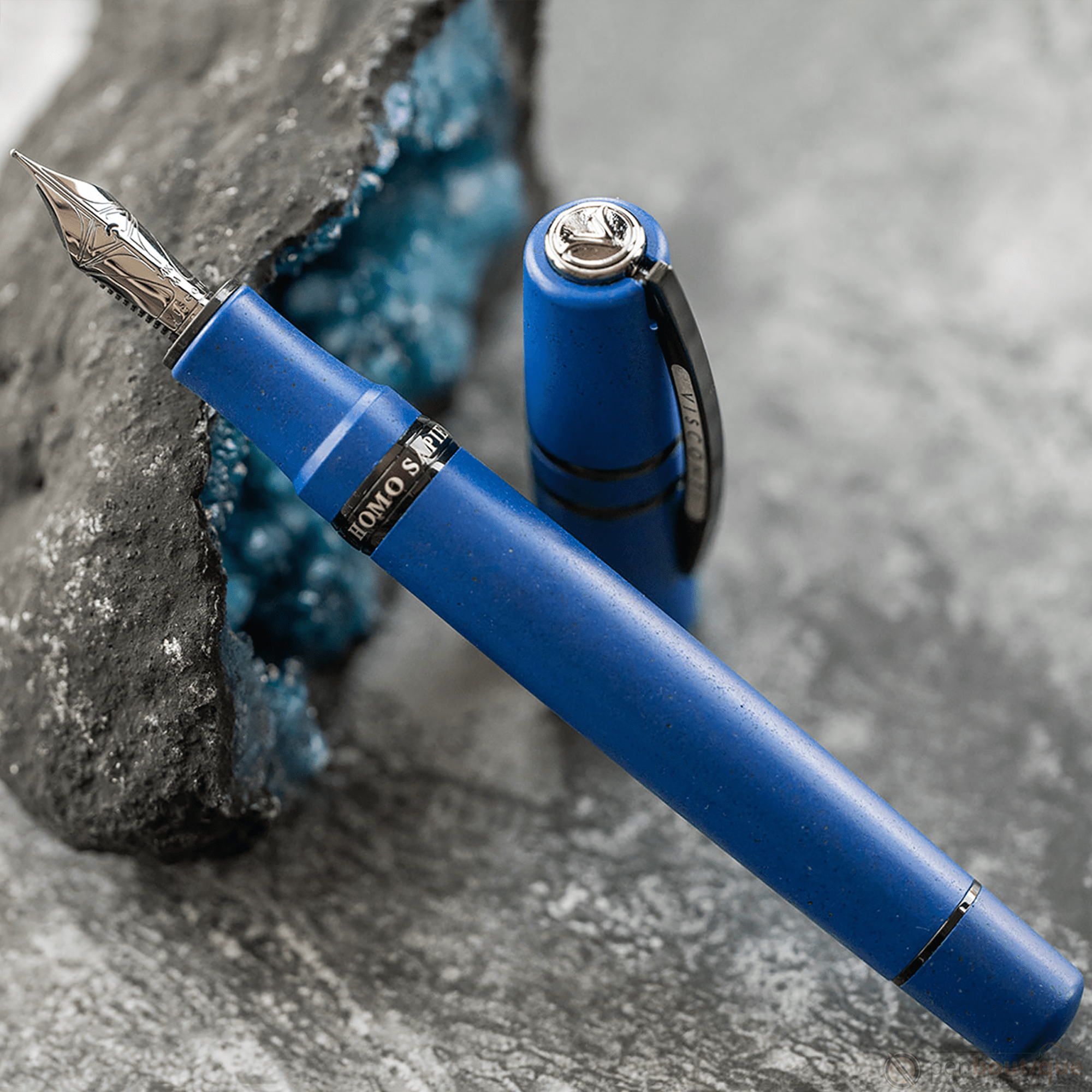Visconti Homo Sapiens Fountain Pen - Ultramarine Blue - Oversize - Pen Boutique Ltd