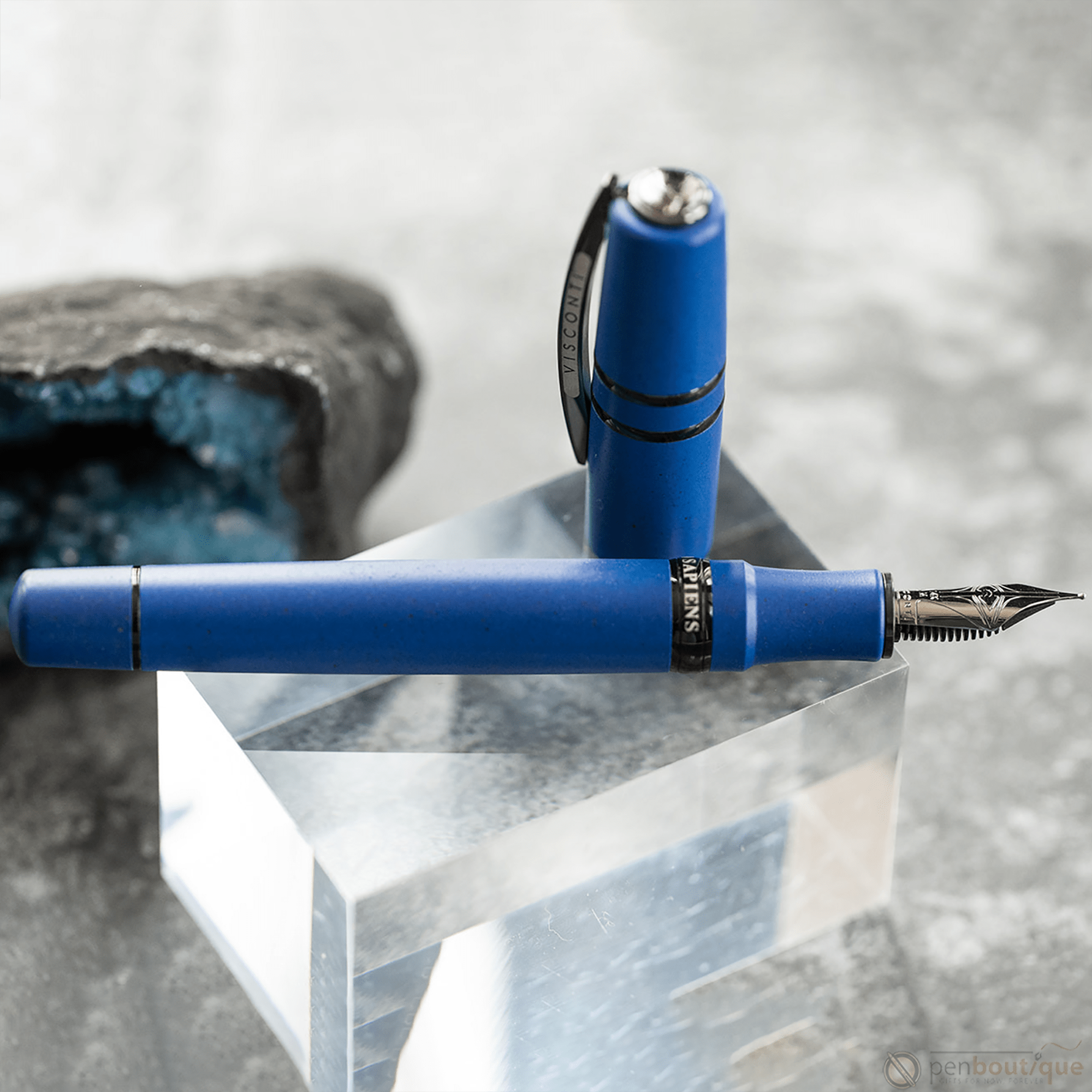 Visconti Homo Sapiens Fountain Pen - Ultramarine Blue - Oversize - Pen Boutique Ltd