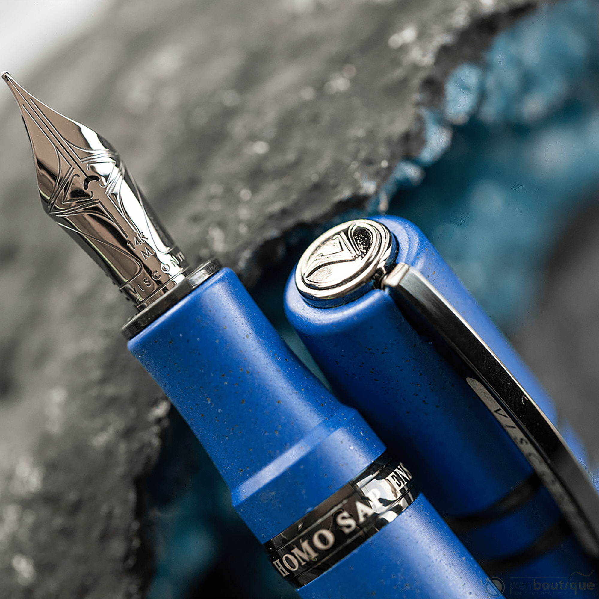Visconti Homo Sapiens Fountain Pen - Ultramarine Blue - Oversize - Pen Boutique Ltd