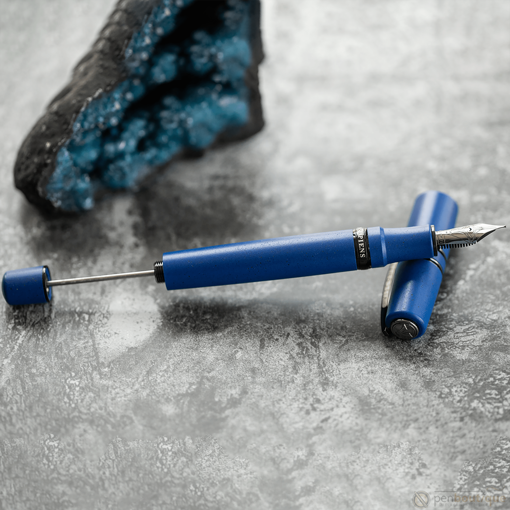 Visconti Homo Sapiens Fountain Pen - Ultramarine Blue - Oversize - Pen Boutique Ltd