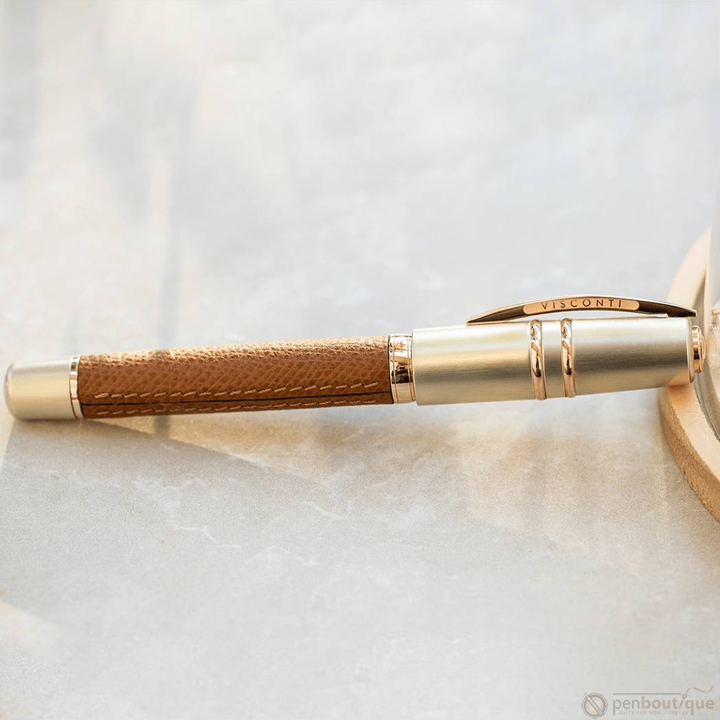 Visconti Homo Sapiens Fountain Pen - Dual Touch - Cognac (Oversize) - Pen Boutique Ltd