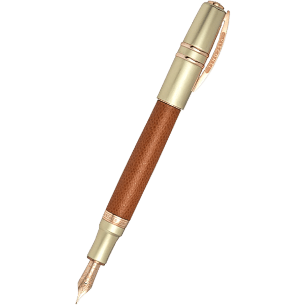 Visconti Homo Sapiens Fountain Pen - Dual Touch - Cognac (Oversize) - Pen Boutique Ltd