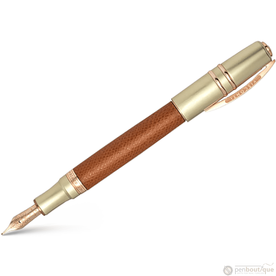 Visconti Homo Sapiens Fountain Pen - Dual Touch - Cognac (Oversize) - Pen Boutique Ltd