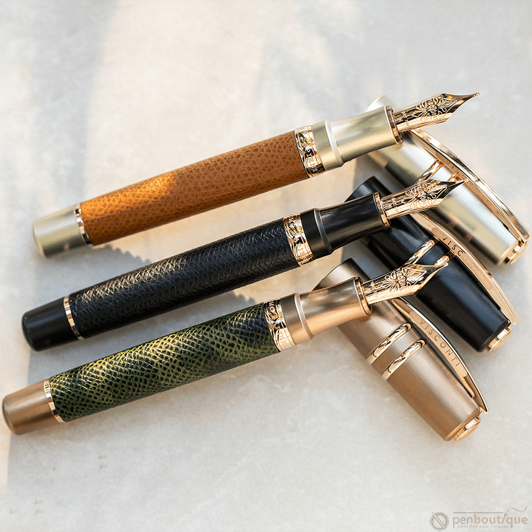 Visconti Homo Sapiens Fountain Pen - Dual Touch - Cognac (Oversize) - Pen Boutique Ltd
