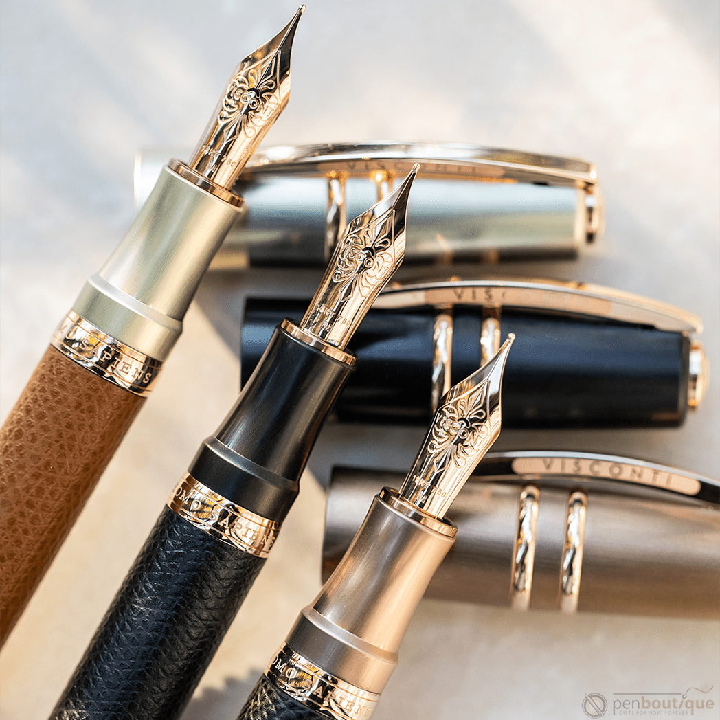 Visconti Homo Sapiens Fountain Pen - Dual Touch - Cognac (Oversize) - Pen Boutique Ltd