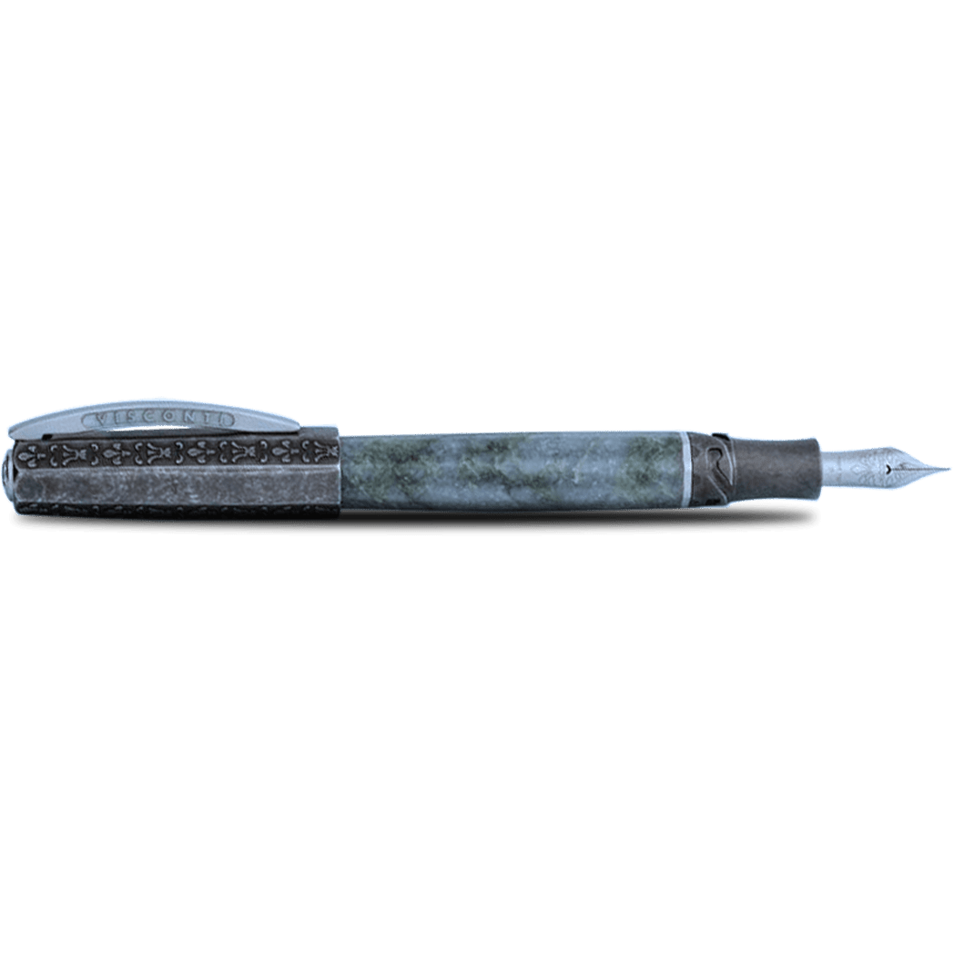 Visconti Medici Il Magnifico Fountain Pen - Verzino Green Marble (Limited Edition) - Pen Boutique Ltd