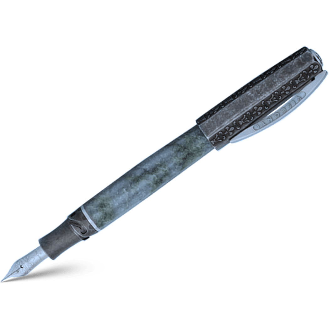 Visconti Medici Il Magnifico Fountain Pen - Verzino Green Marble (Limited Edition) - Pen Boutique Ltd