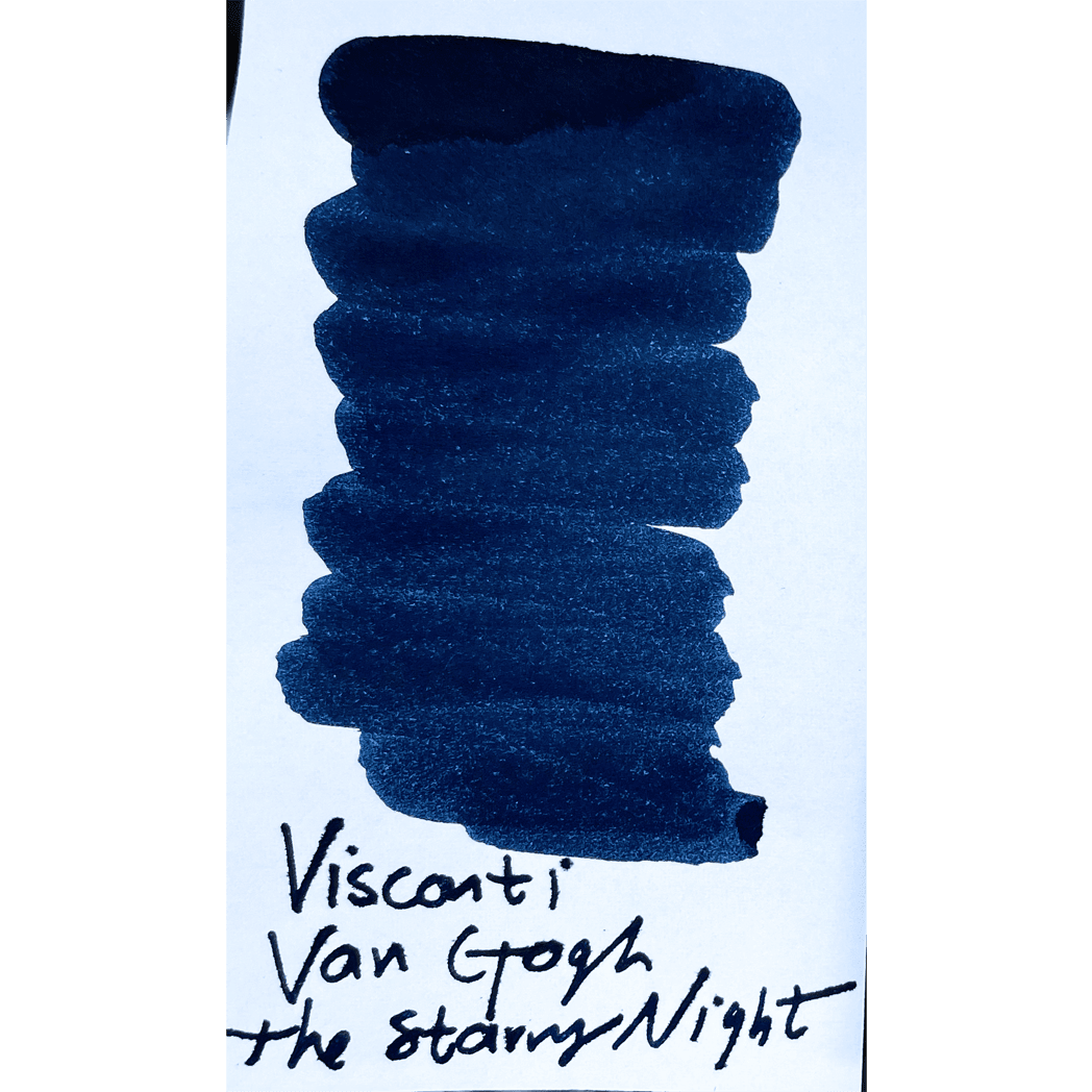 Visconti Van Gogh Ink Bottle - Starry Night - Deep Blue - 30ml - Pen Boutique Ltd