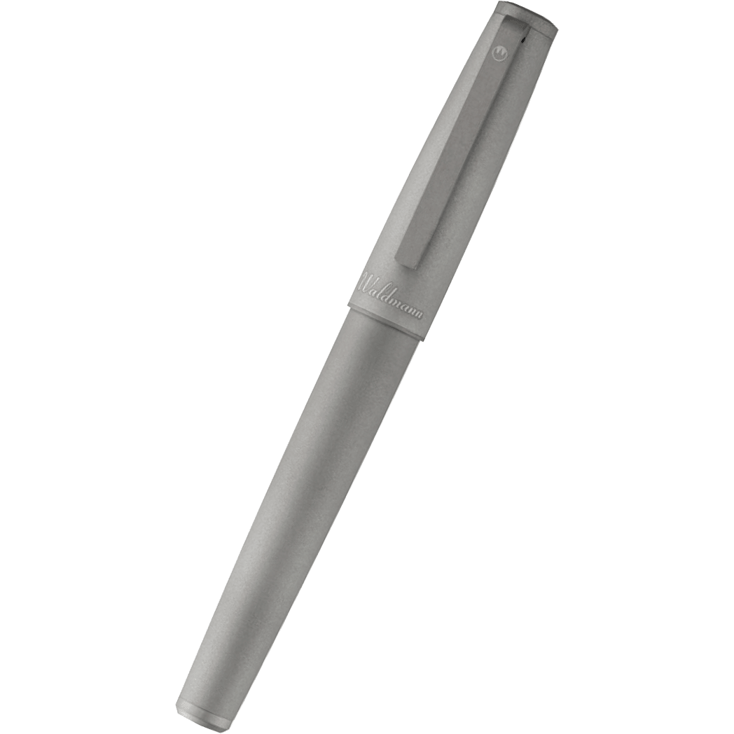 Waldmann Titan Fountain Pen - Sandblasted Titanium (Limited Edition) - Pen Boutique Ltd